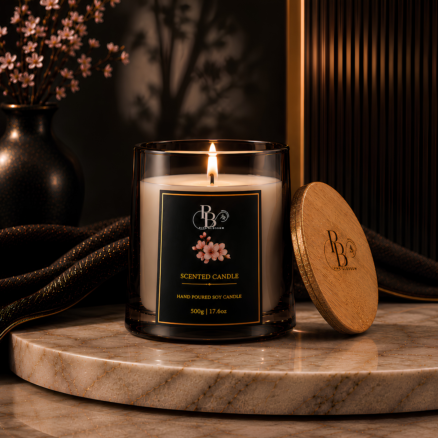 Noir Eclat™ Luxury Scented Soy Candle