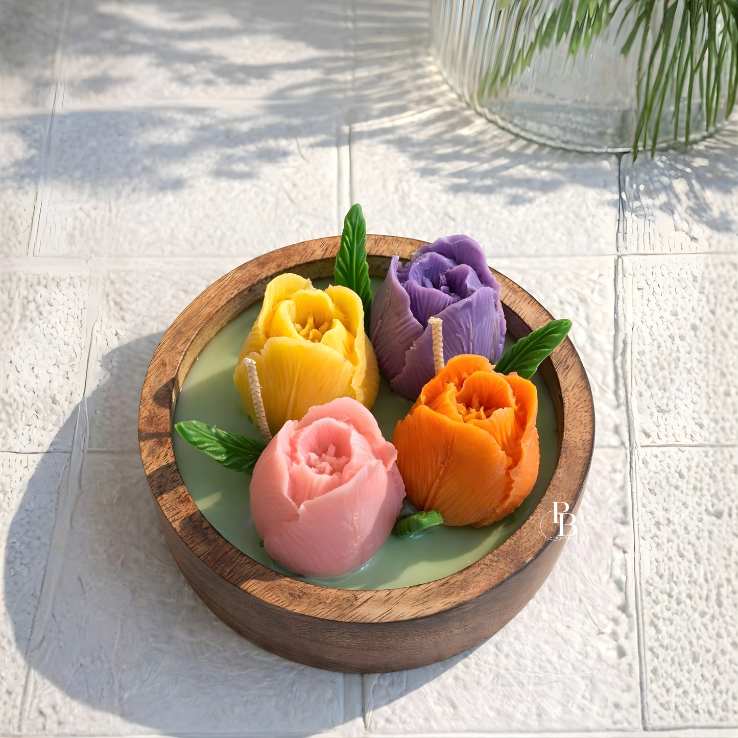 Luxury Tulip Blossom Candle Bowl