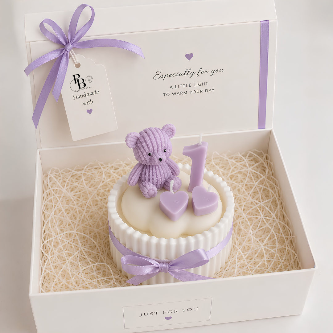 Tiny Teddy First Birthday Luxury Gift Hamper