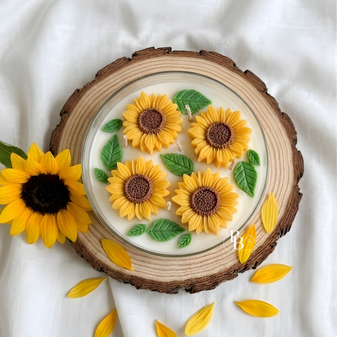 Sunflower Bloom Luxury Candle