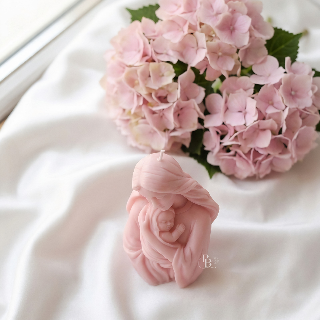 Handcrafted Mother & Baby Candle