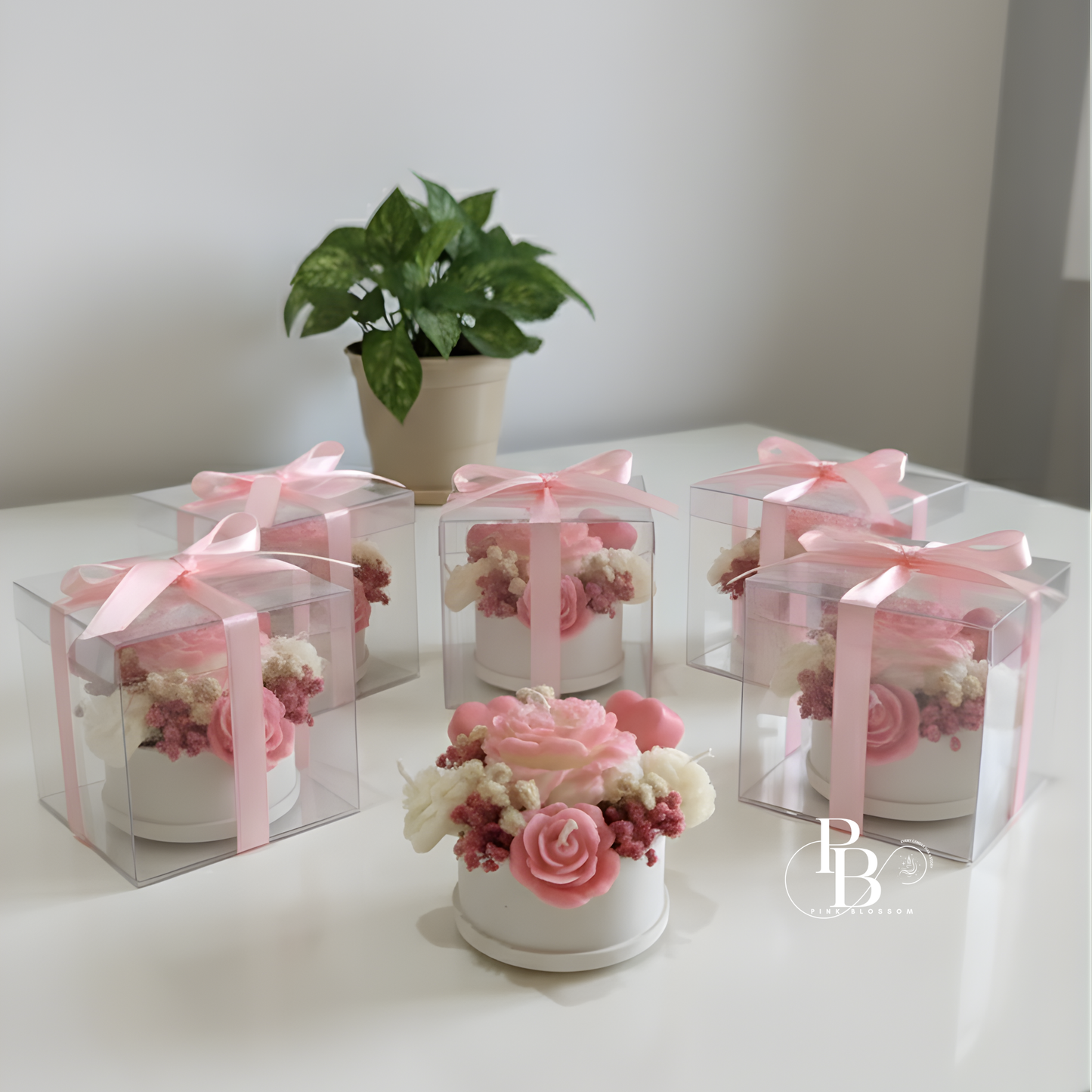 Luxury Floral Candle Bouquet | Handcrafted Rose Candle Arrangement