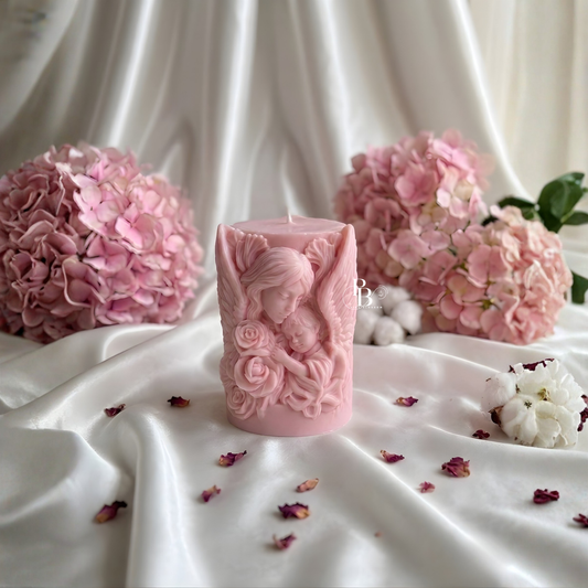 Luxury Mother & Baby Angel Candle – Mother’s Day Special Gift | Handmade Decorative Scented Candle | Unique Mom Gift Idea
