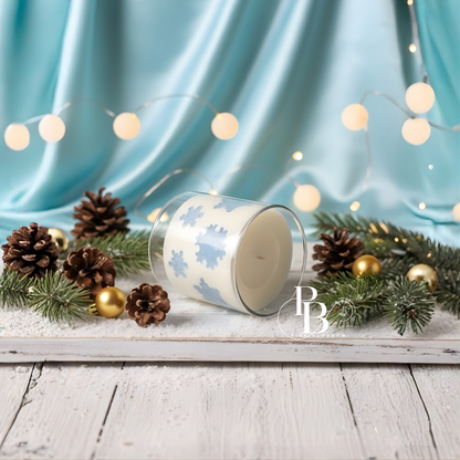 Luxury Snowflake Christmas Candle