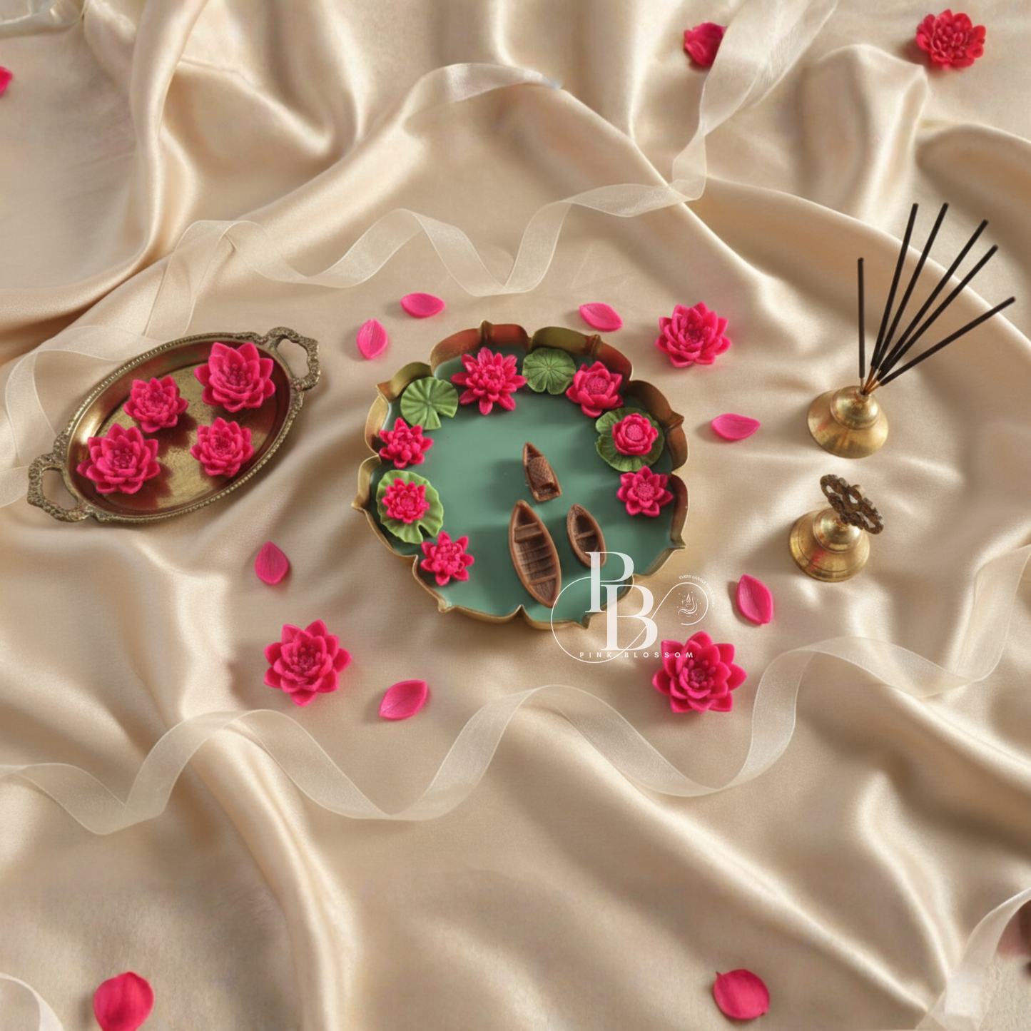 Luxury Lotus Pond Candles