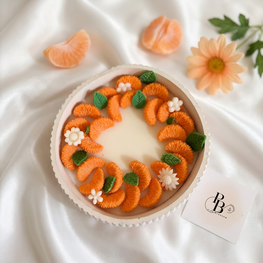 Handmade Orange Blossom Soy Candle Bowl