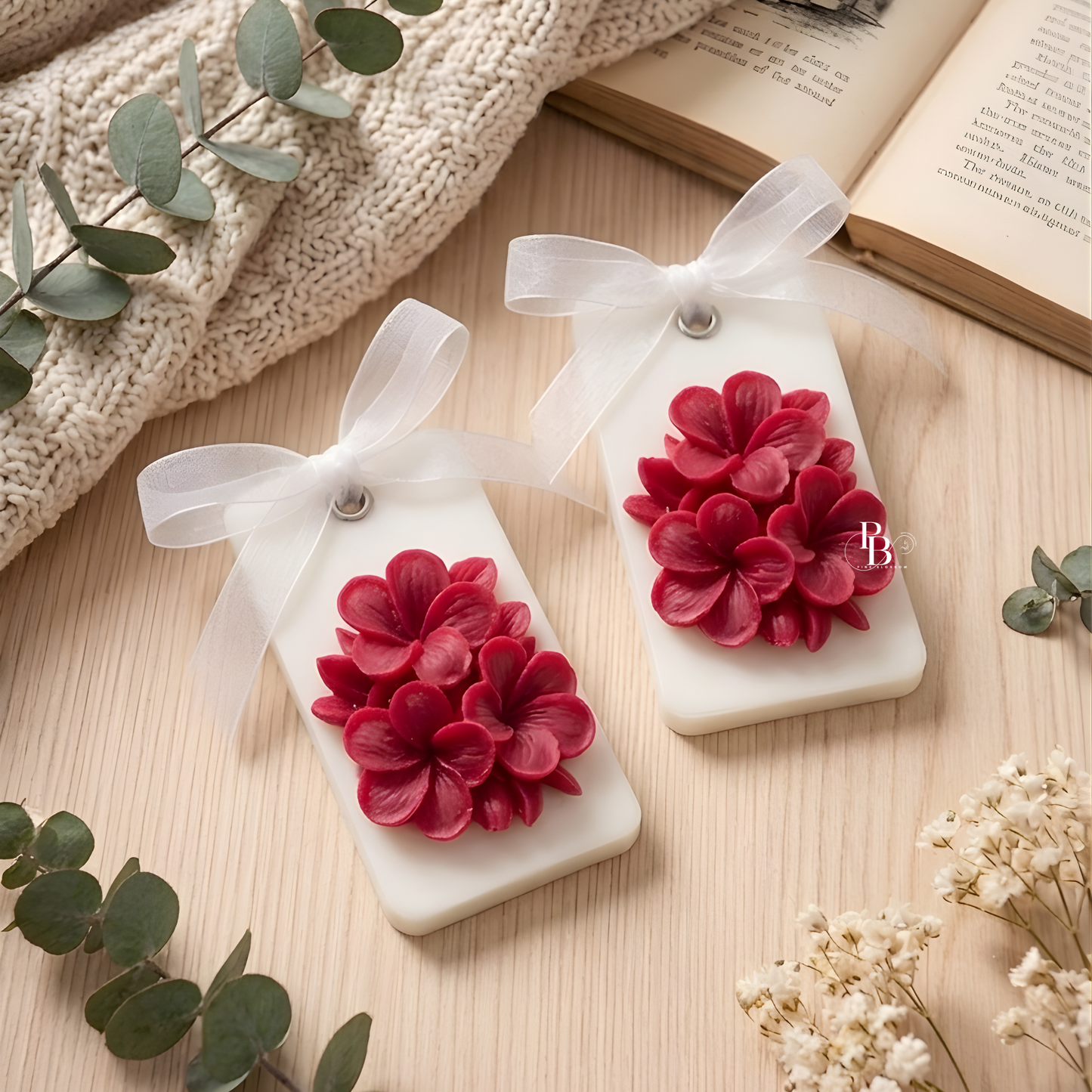 Periwinkle Floral Wax Sachet