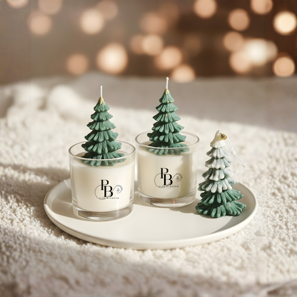 Christmas Tree Scented Candle Set