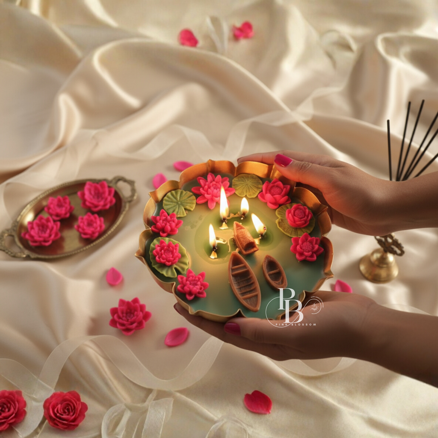 Luxury Lotus Pond Candles