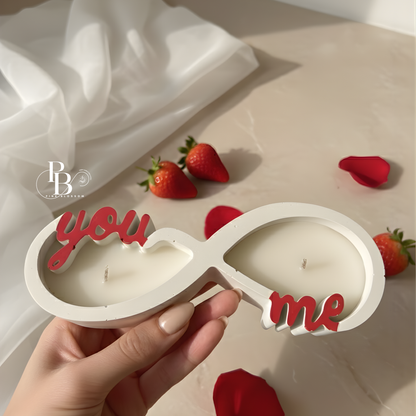 Infinite Love “You & Me” Luxury Candle