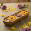 Floral Boat Candle