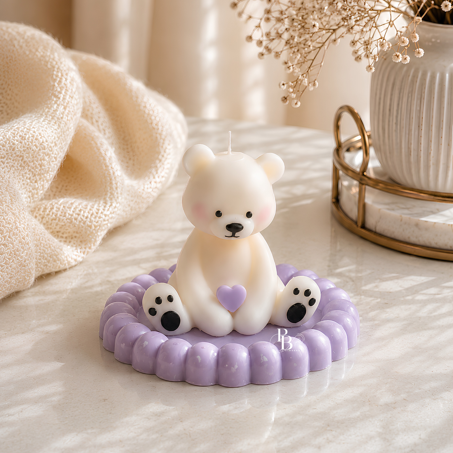 Cuddle Charm™ – Luxury Teddy Bear Soy Wax Candle