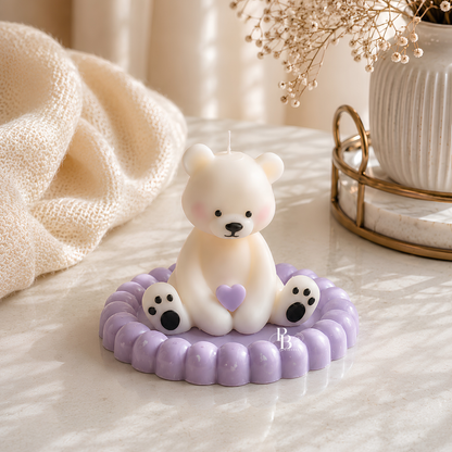 Cuddle Charm™ – Luxury Teddy Bear Soy Wax Candle