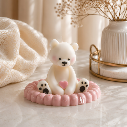 Cuddle Charm™ – Luxury Teddy Bear Soy Wax Candle