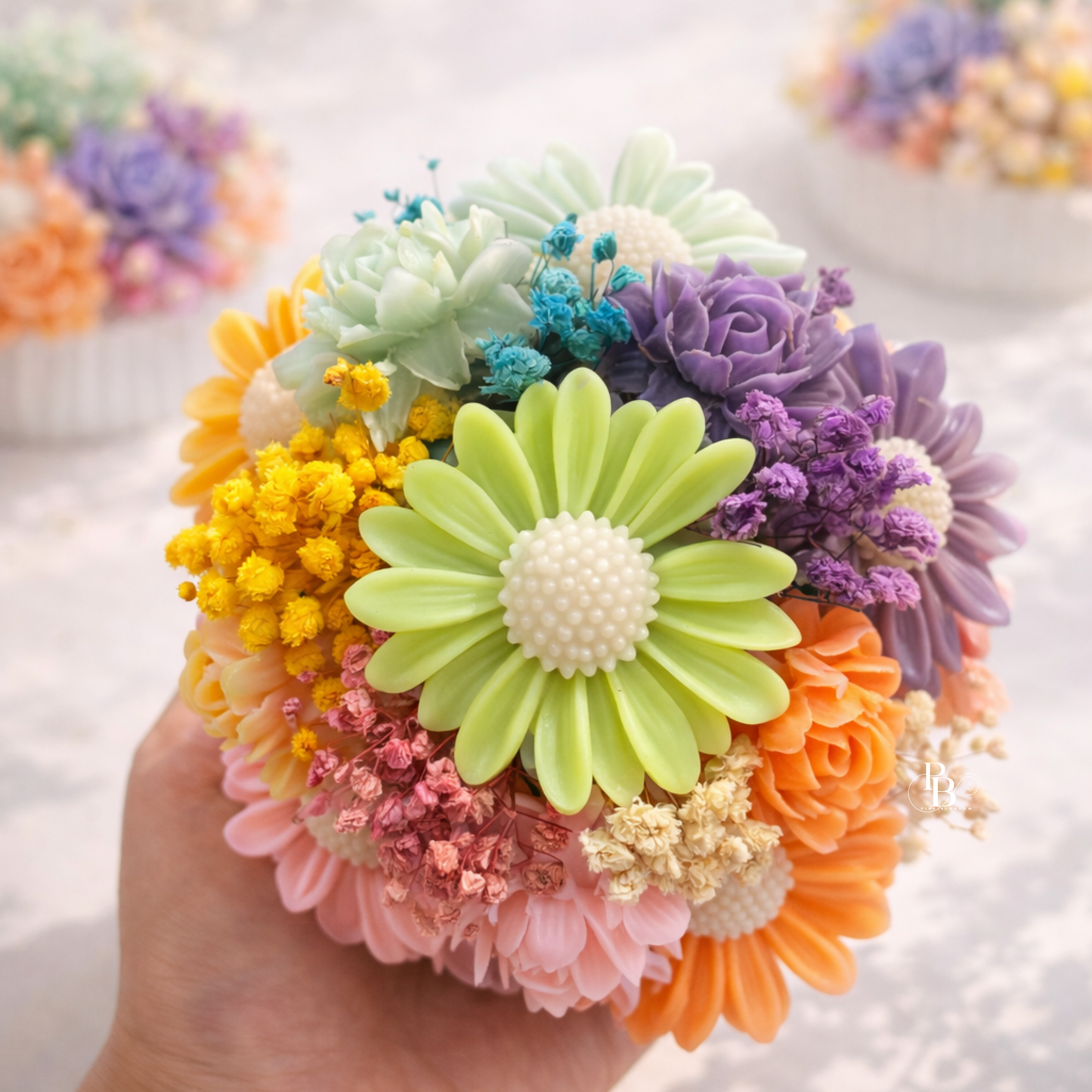 Luxury Floral Bouquet Candle