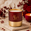 Noir Eclat Luxury Scented Candle Gift Set | Premium Red & Gold Candle