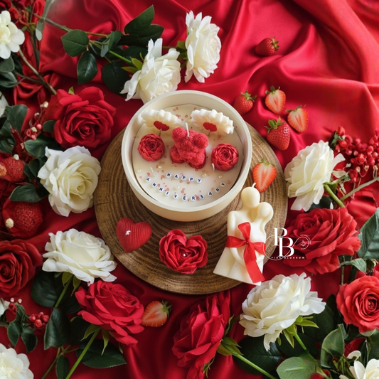 Romantic Anniversary Candle Gift Box – Luxury Couple Candle