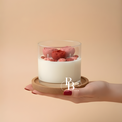 Luxury Peony Flower Candle