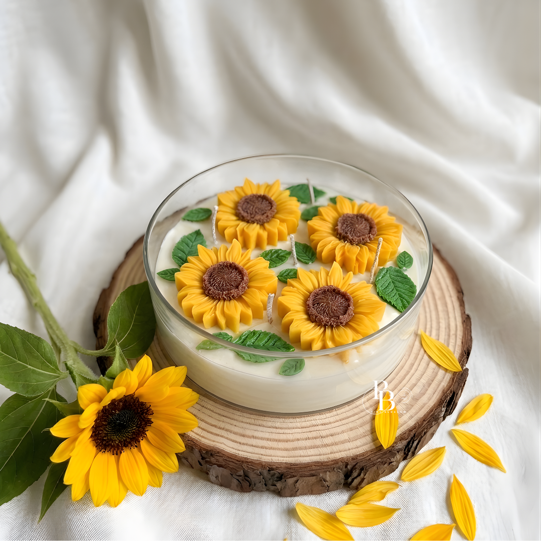 Sunflower Bloom Luxury Candle