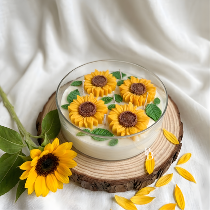 Sunflower Bloom Luxury Candle