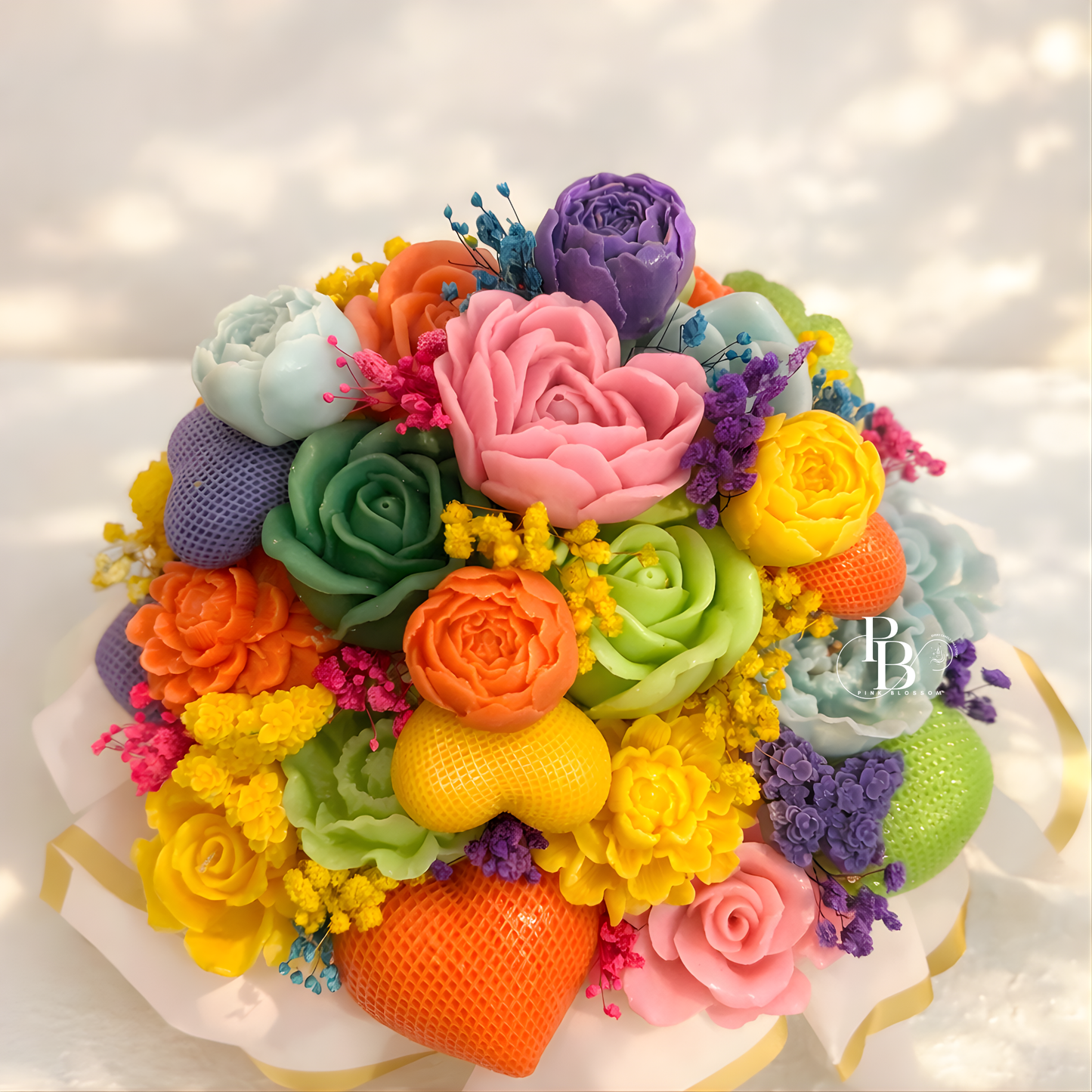 Signature Luxury Floral Candle Bouquet – An Heirloom of Light & Artistry