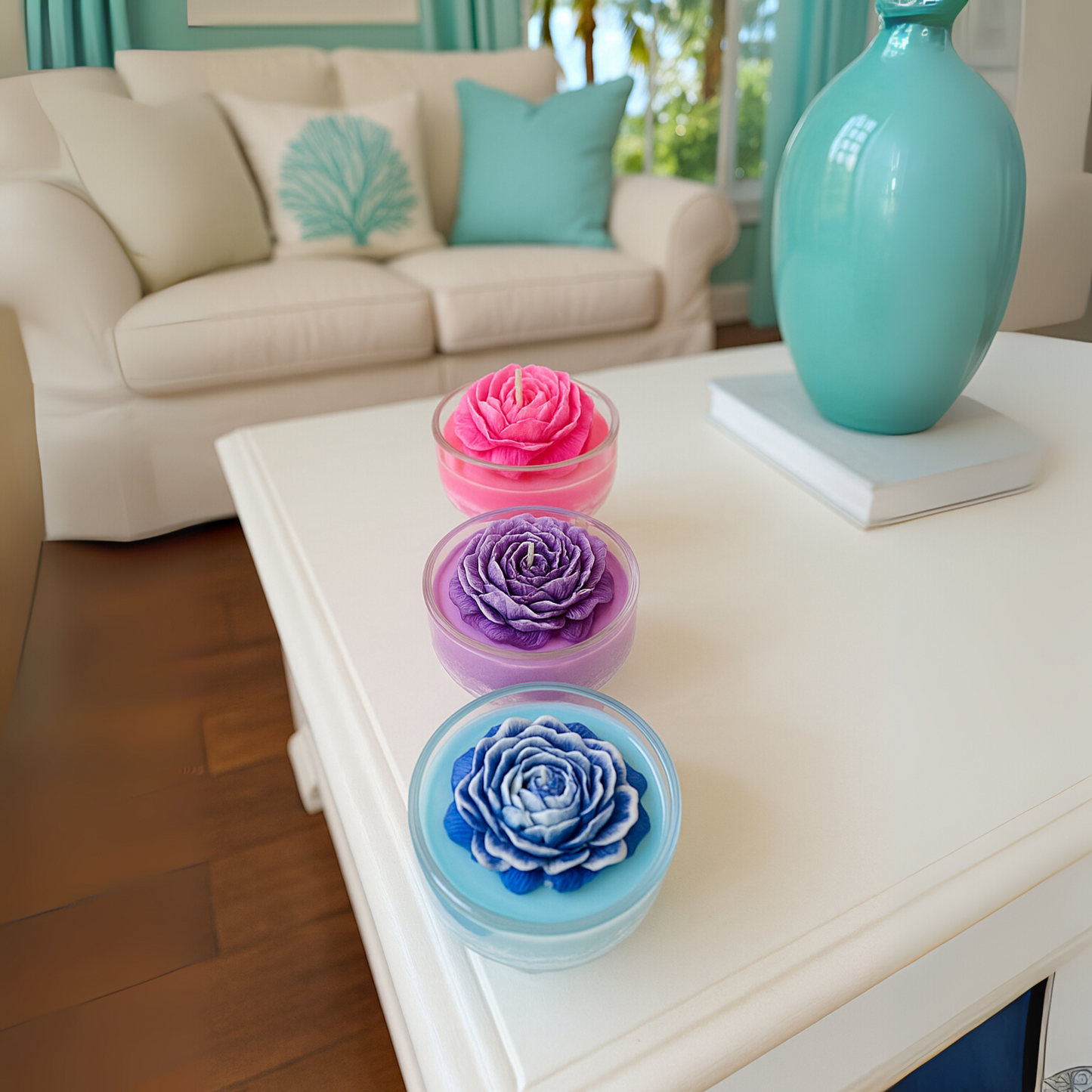 Rose Blossom Candle
