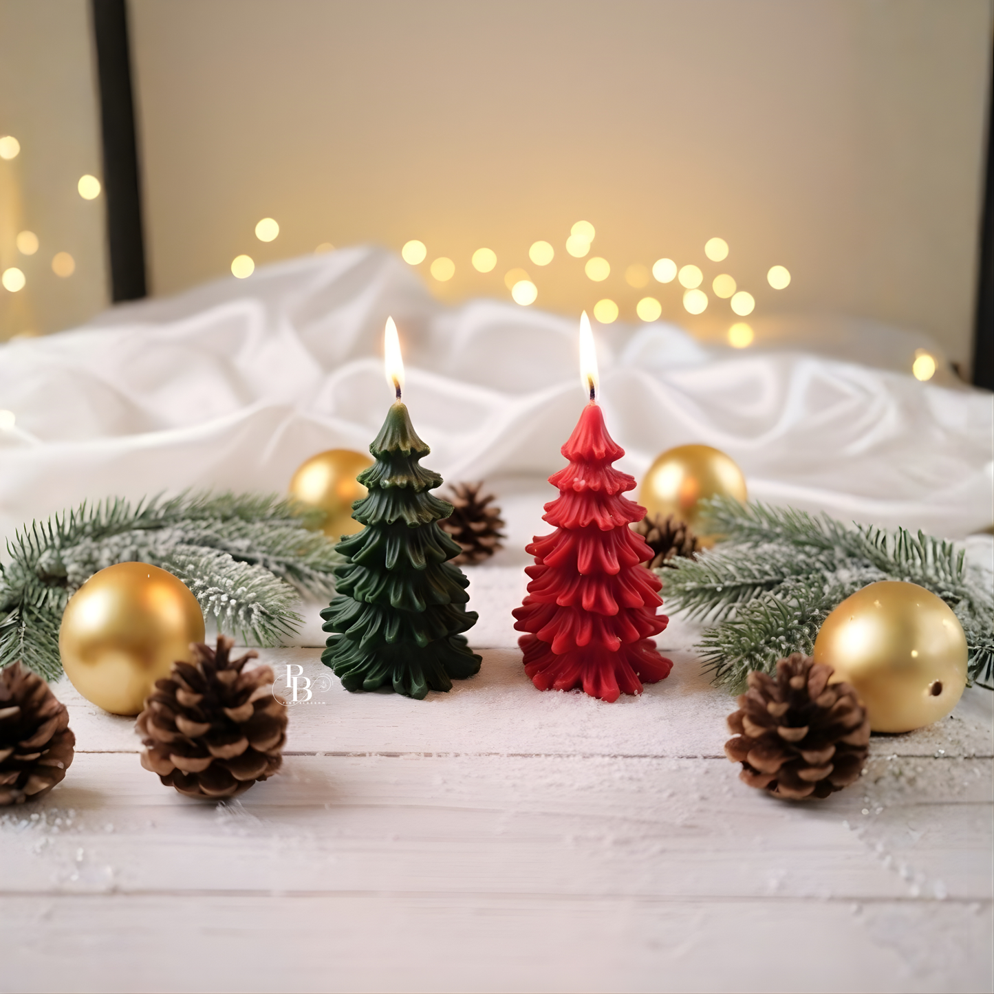 Christmas Tree Shaped Scented Candles