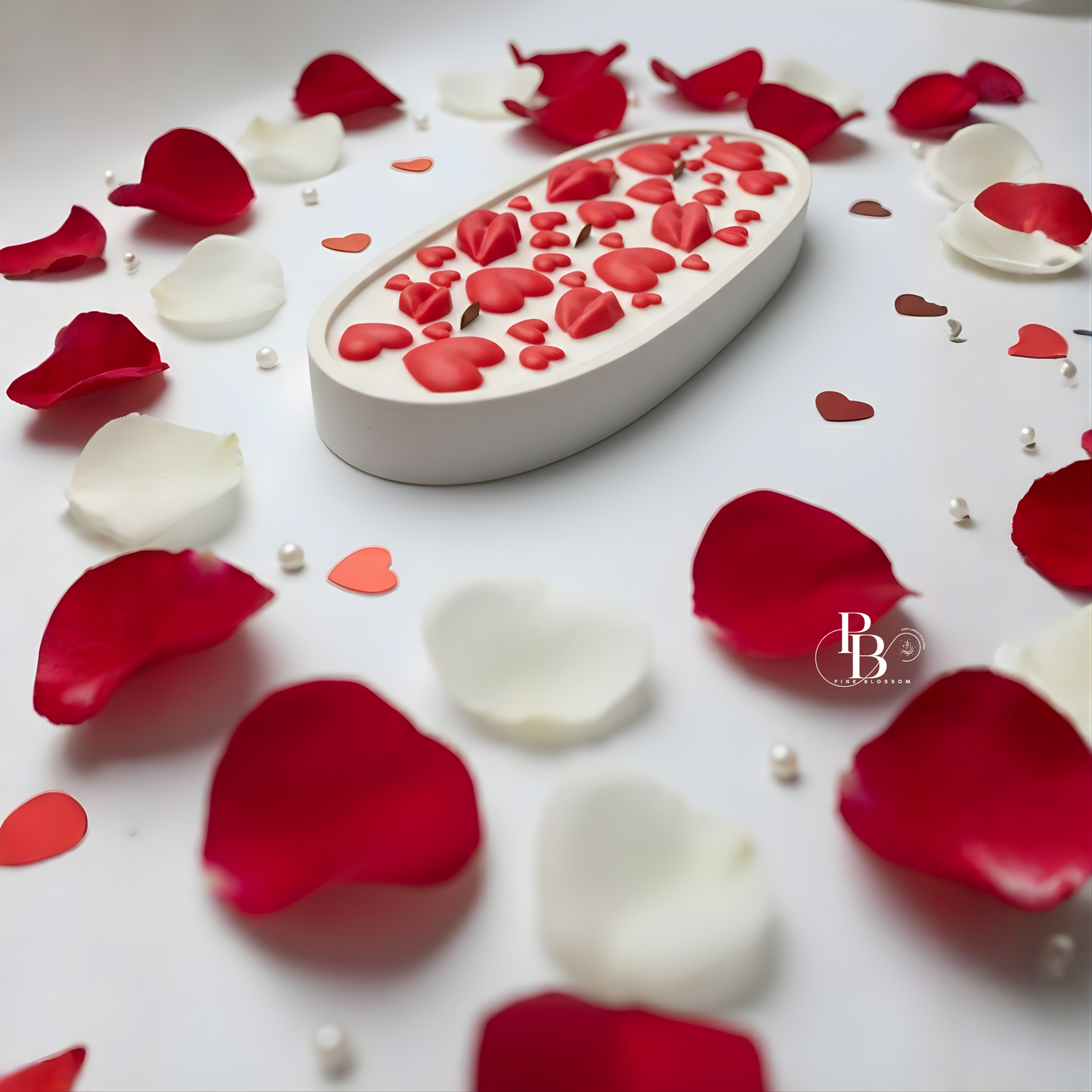 Luxury Valentine Heart Candle