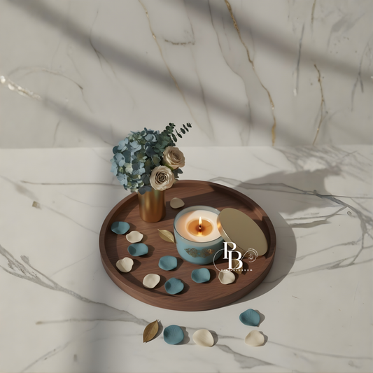 Ethereal Bloom Luxury Scented Candle – Timeless Elegance in Every Glow