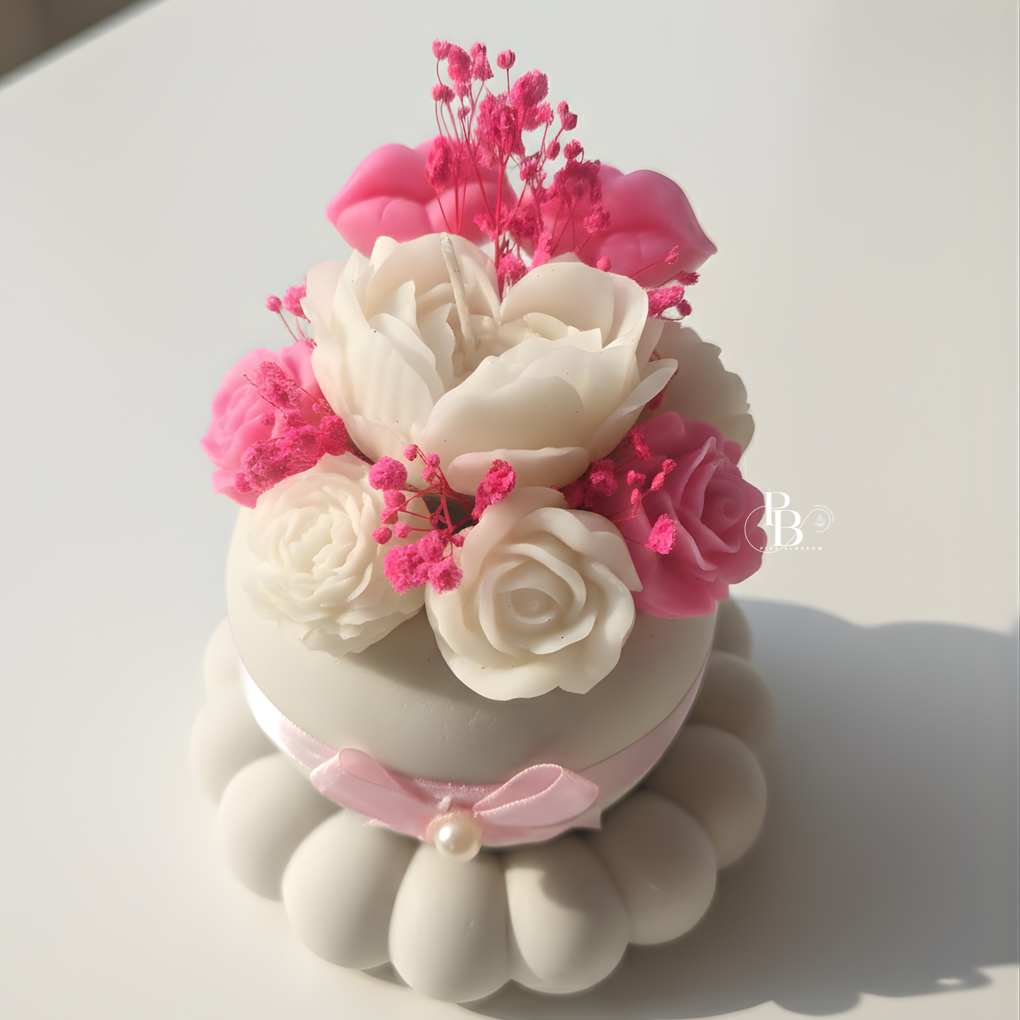 Blush Bloom Candle Bouquet