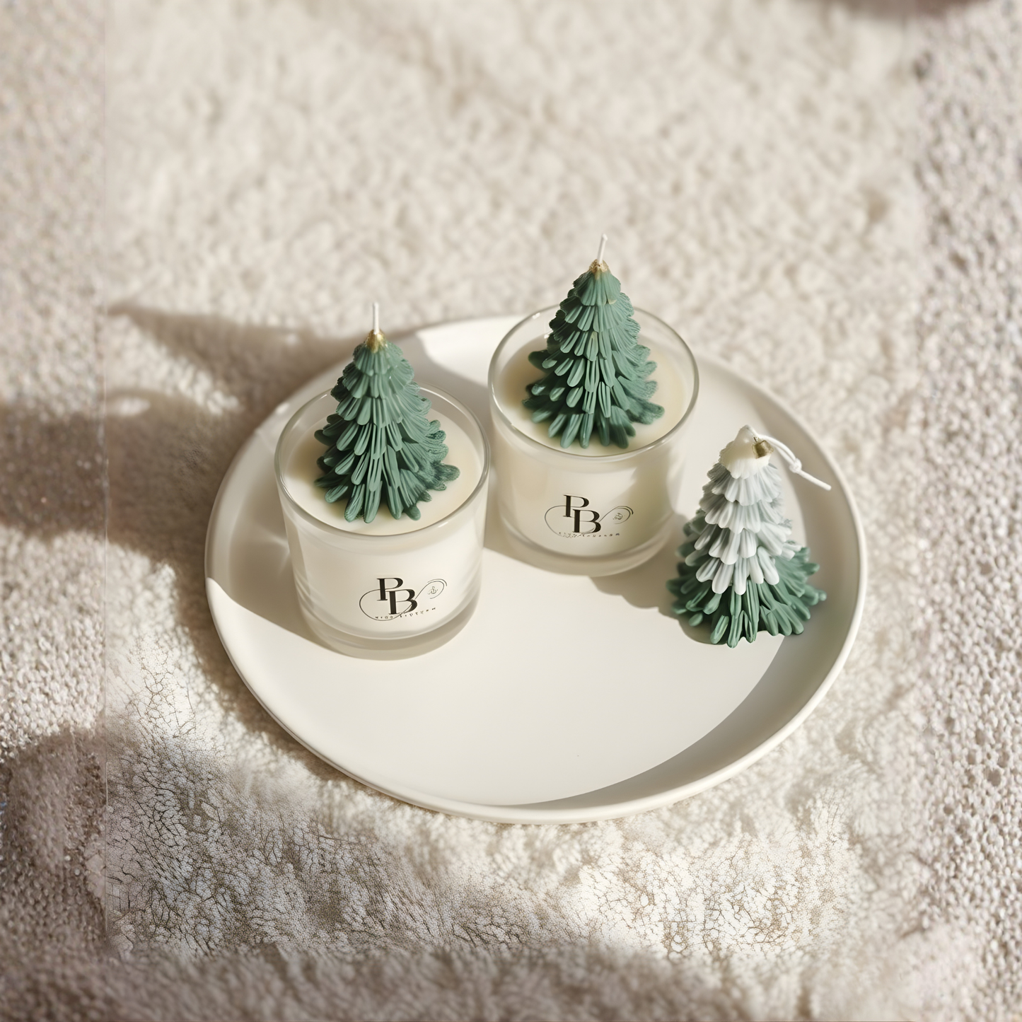 Christmas Tree Scented Candle Set