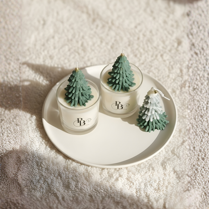 Christmas Tree Scented Candle Set
