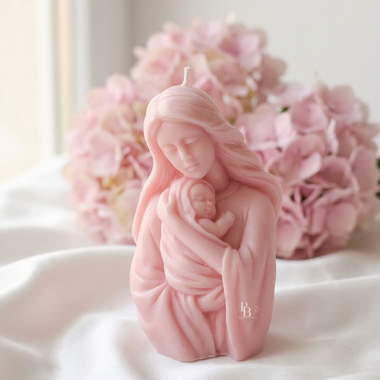 Handcrafted Mother & Baby Candle