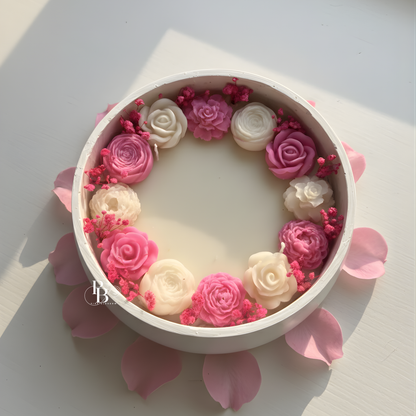 Blush Bloom Floral Bowl Candle