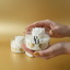 Luxury White Rose Heart Candle