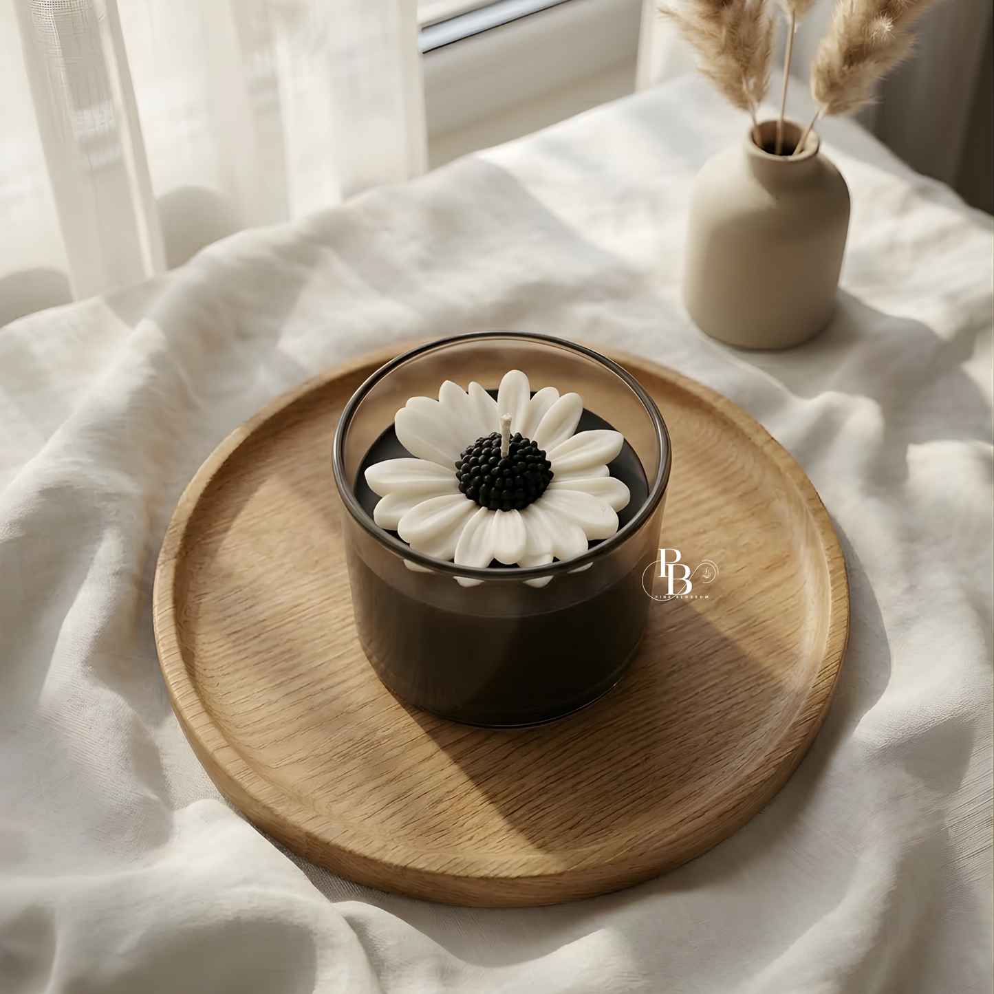 Luxury Floral Sculpted Soy Wax Candle
