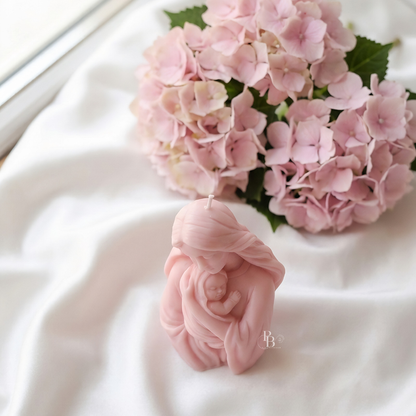 Handcrafted Mother & Baby Candle