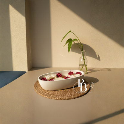 Luxury Lotus Flower Candle Bowl