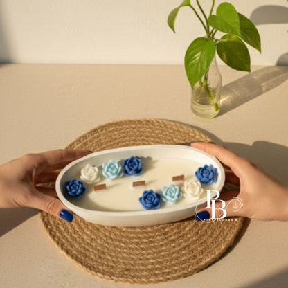 Luxury Lotus Flower Candle Bowl