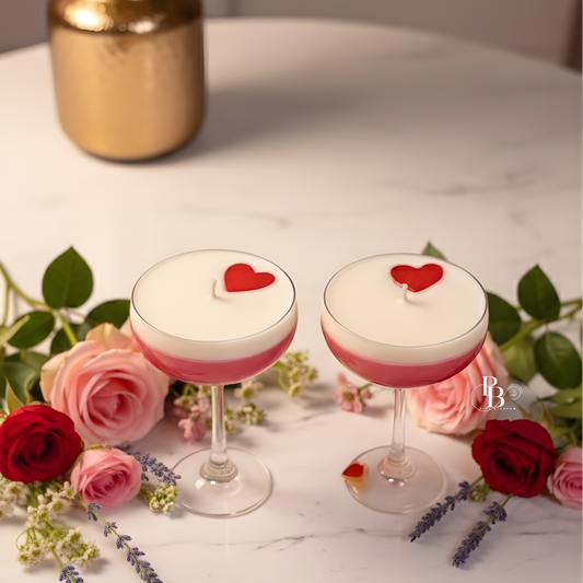 Luxury Coupe Glass Candle  (Pack of 1)