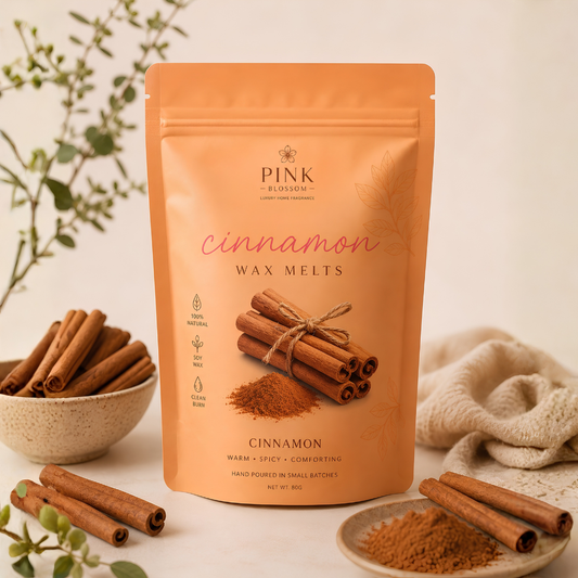 Cinnamon Soy Wax Melts | Eco-Friendly Luxury Home Fragrance