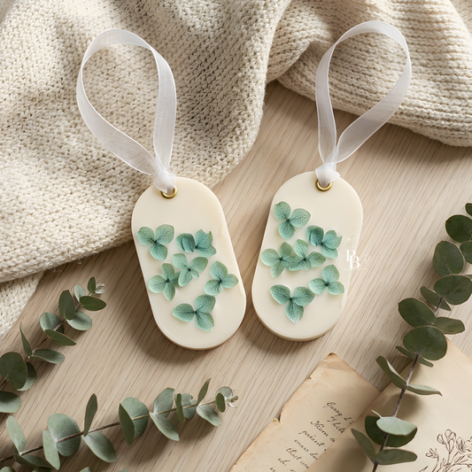 Botanical Wax Sachet – Handmade Soy Wax Air Freshener for Wardrobe, Drawer & Home Fragrance | Natural Floral Hanging Sachet Gift