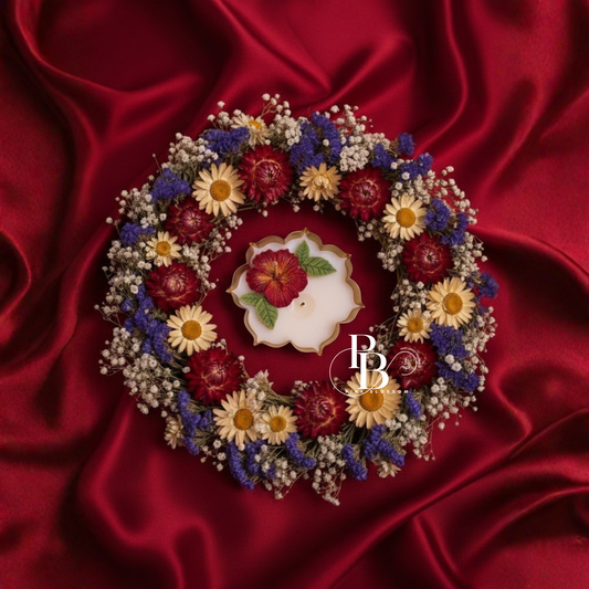 Luxury Handmade Hibiscus Flower Candle