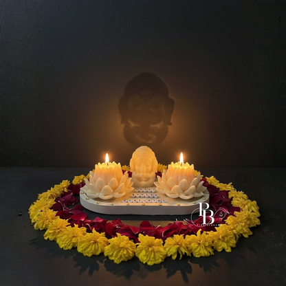 Luxury Ganesh Chaturthi Candle Set