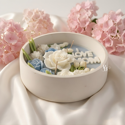 Luxury Floral Mother’s Day Candle Gift