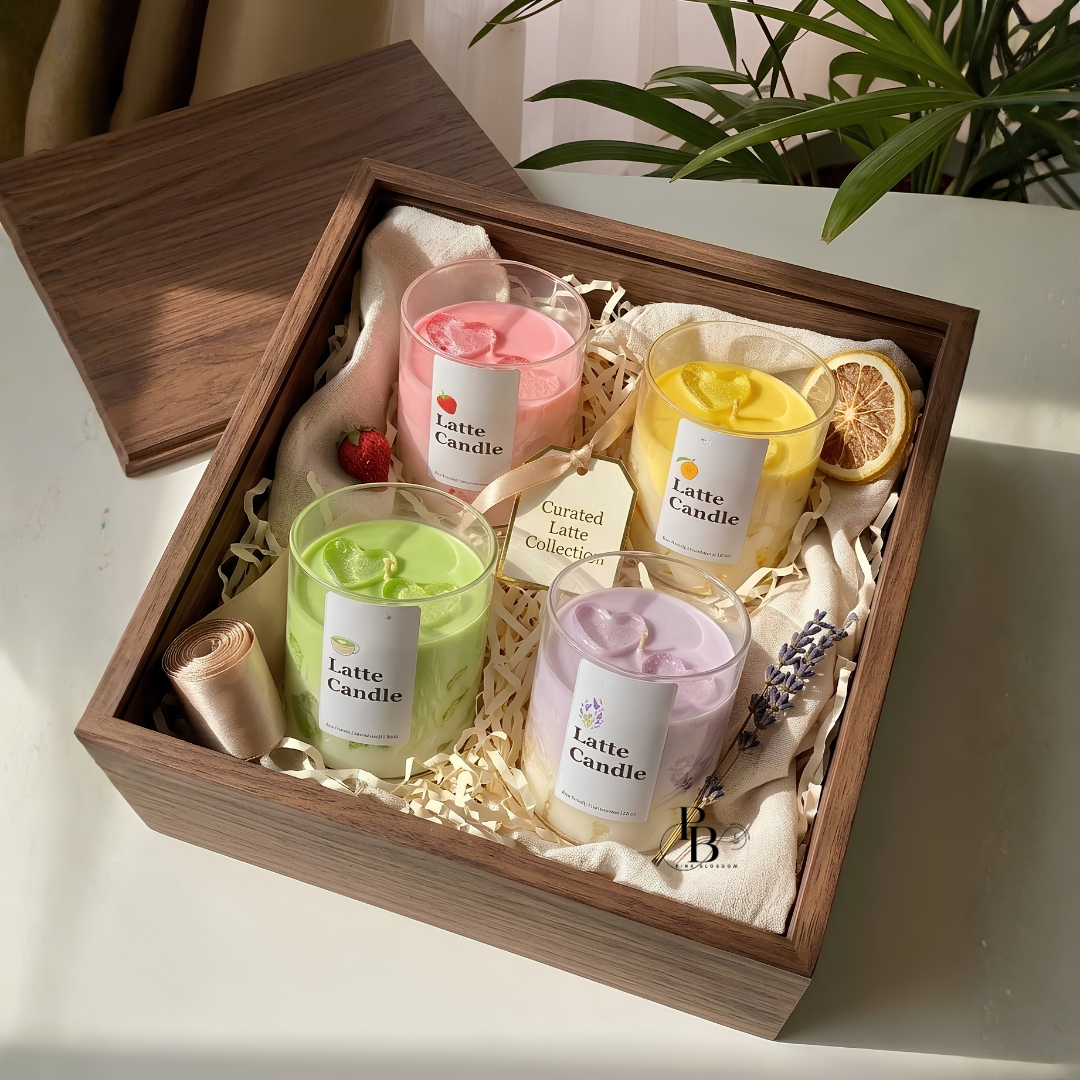 Cafe Lumiere Luxury Latte Candle Gift Hamper