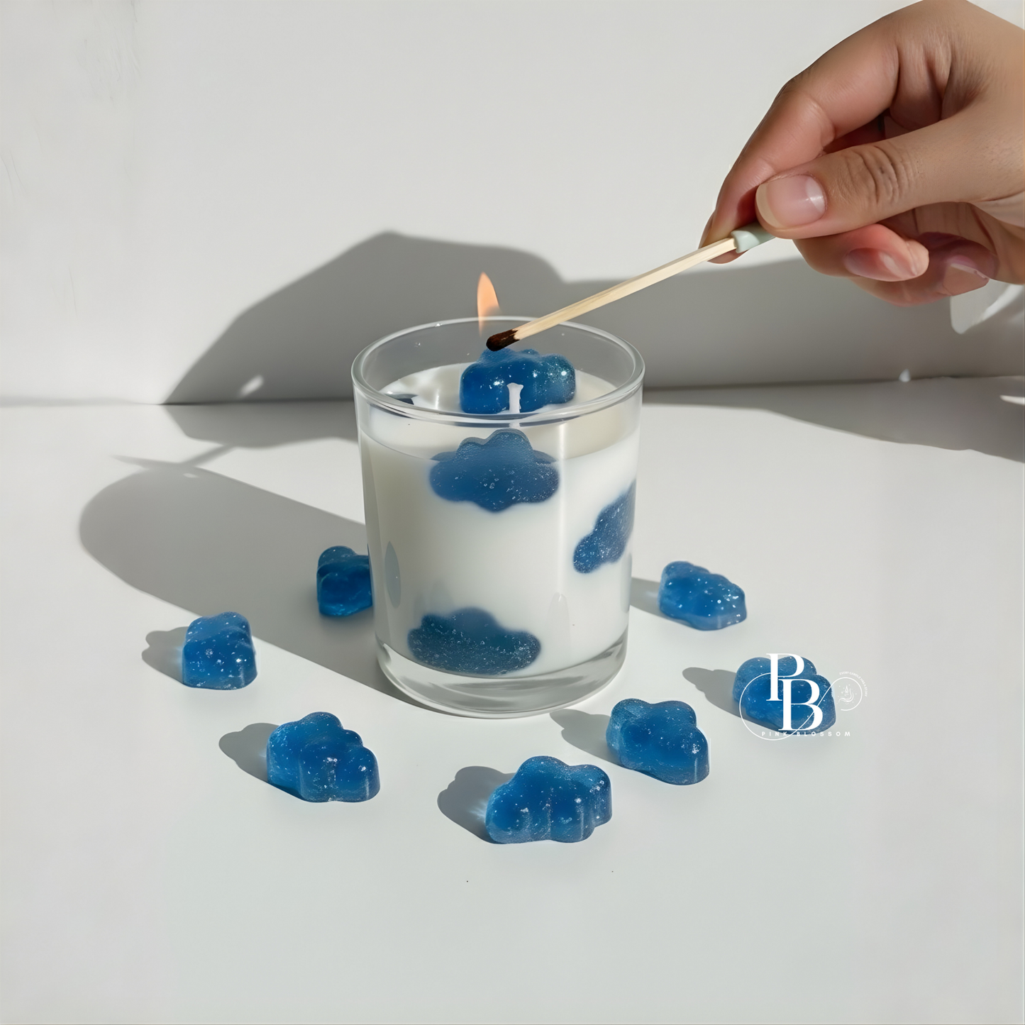 Azure Dreamscape Cloud Candle™