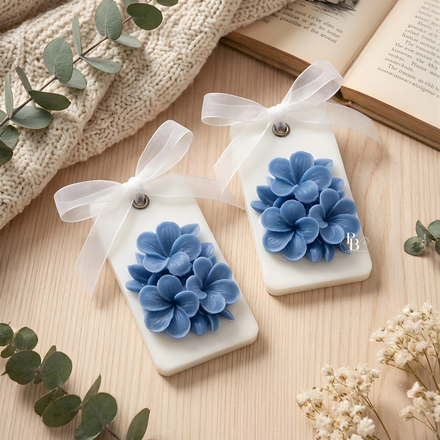 Periwinkle Floral Wax Sachet