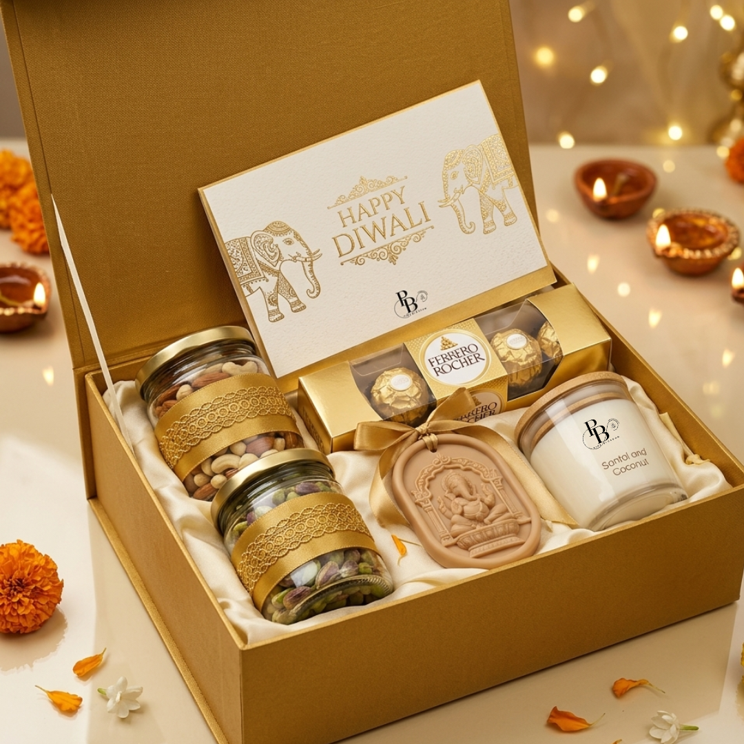 Royal Ganesha Corporate Diwali Gift Hamper – Luxury Executive Festive Gift Box