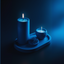 Luxury Midnight Blue Candle Set